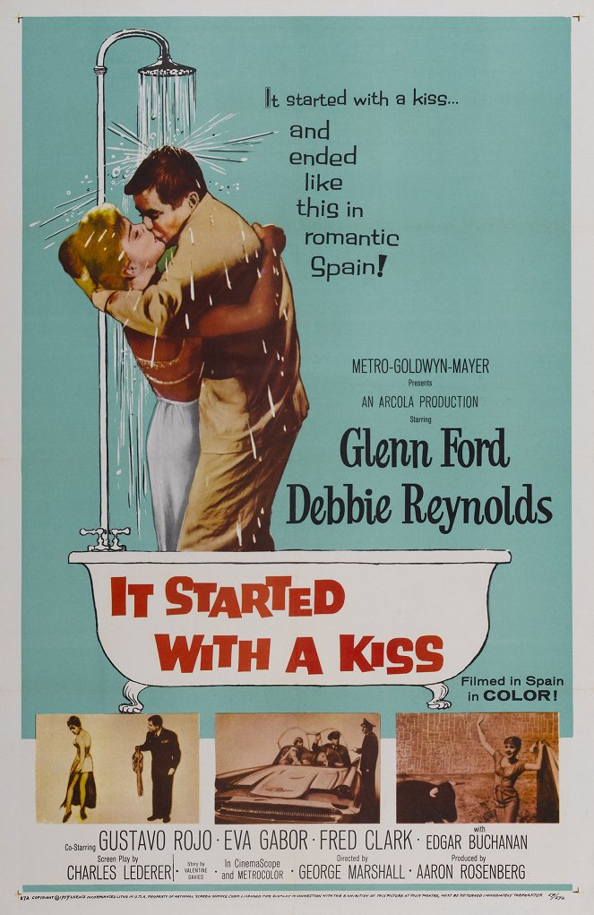 It Started with a Kiss - Posters