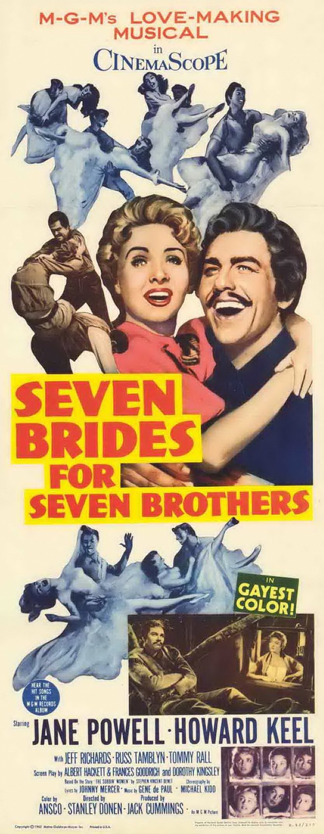 Zeven bruiden voor zeven broeders - Posters
