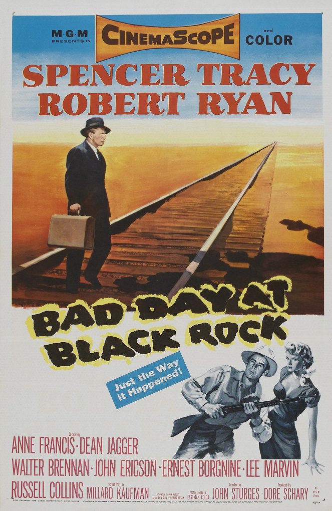 Czarny dzien w Black Rock - Plakaty