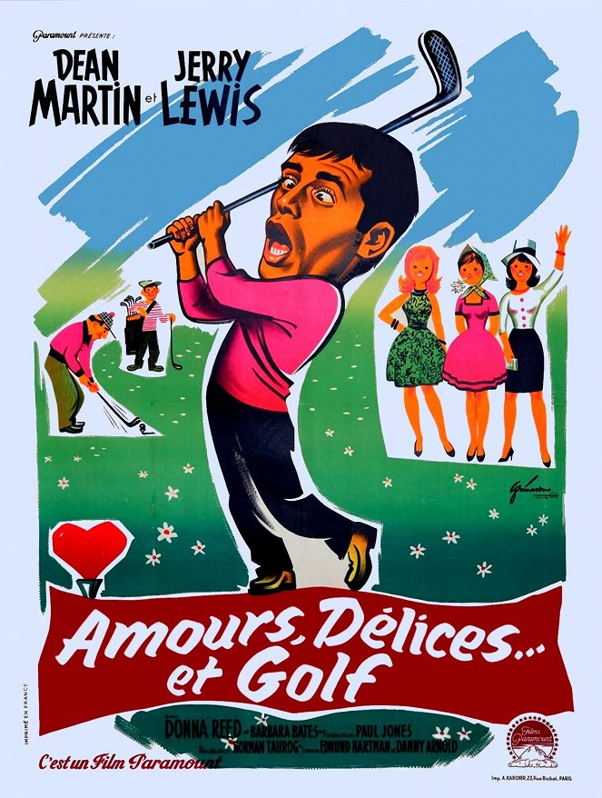Amour, délices et golf - Affiches