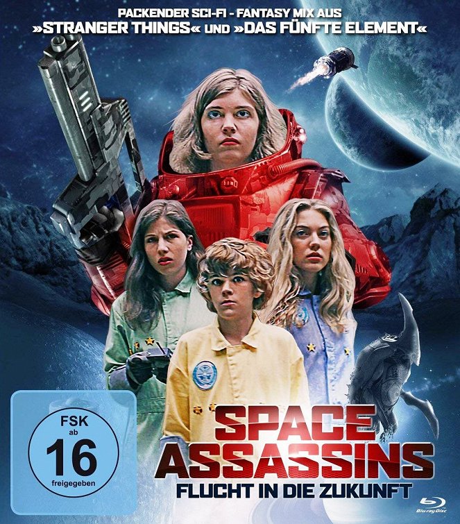 Space Assassins - Flucht in die Zukunft - Plakate