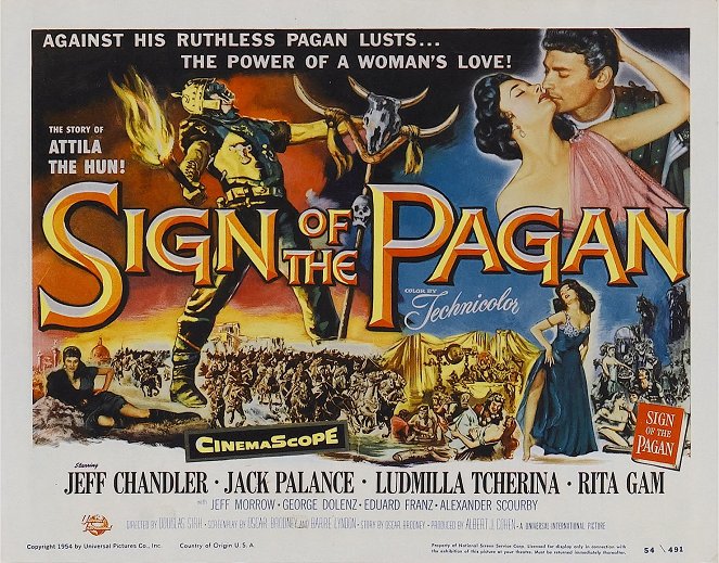 Sign of the Pagan - Posters