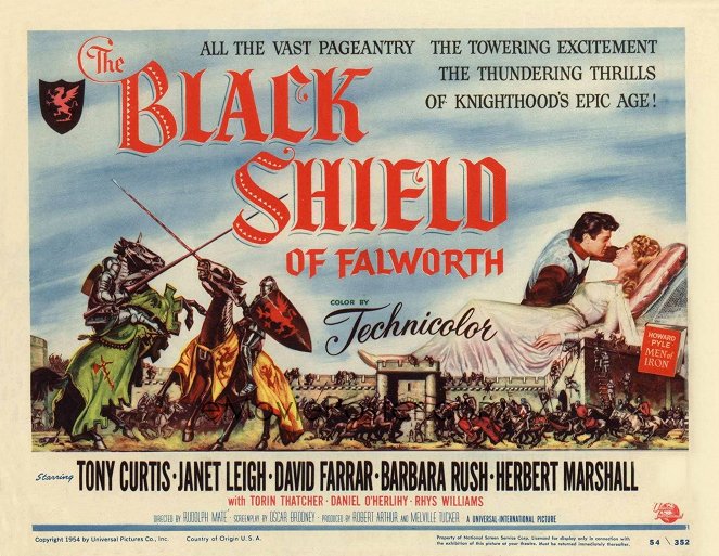 The Black Shield of Falworth - Plakáty