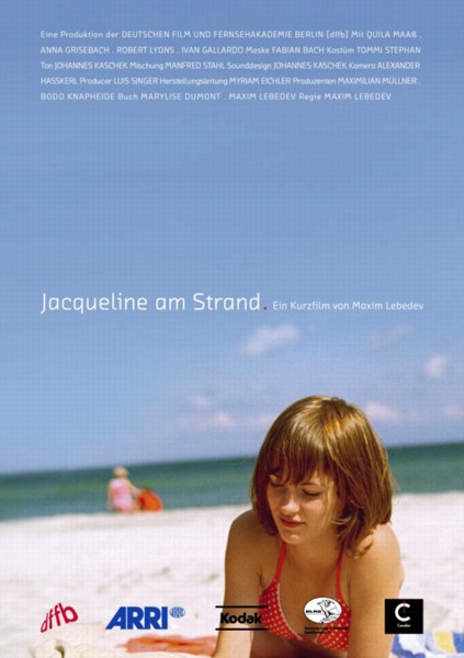 Jacqueline am Strand - Affiches
