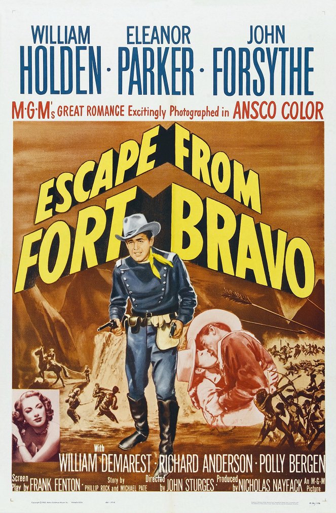 Escape from Fort Bravo - Affiches