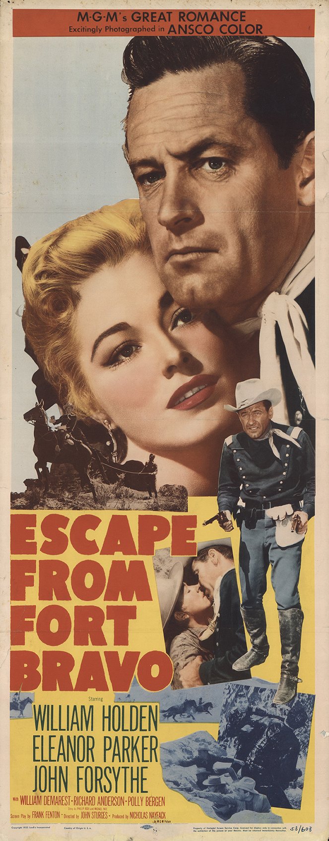 Escape from Fort Bravo - Affiches