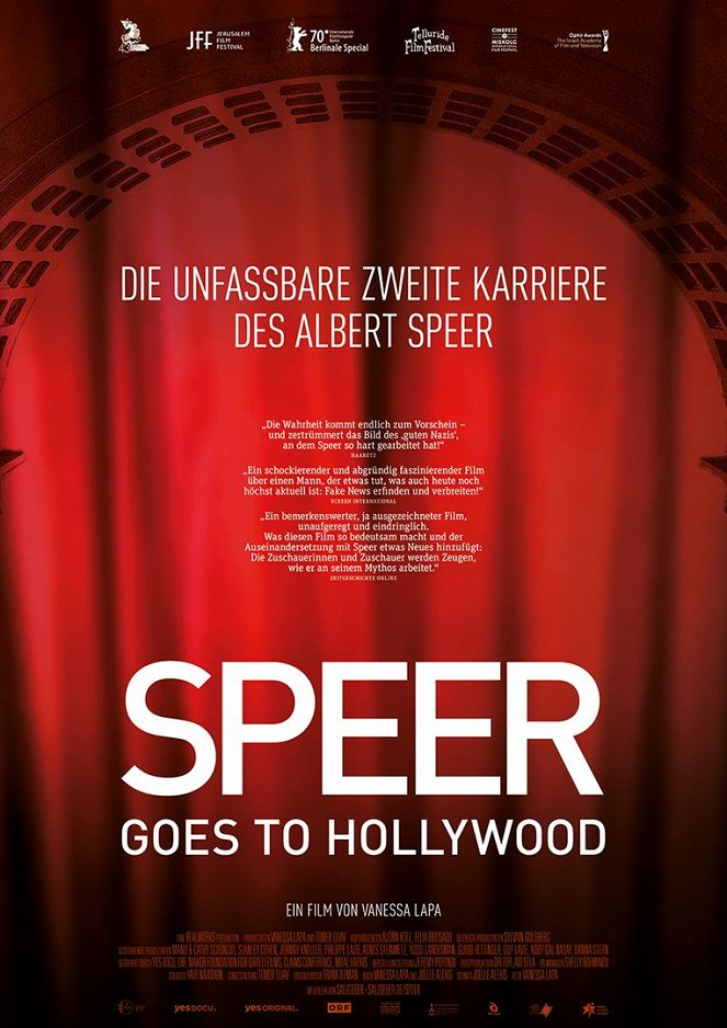 Speer llega a Hollywood - Carteles