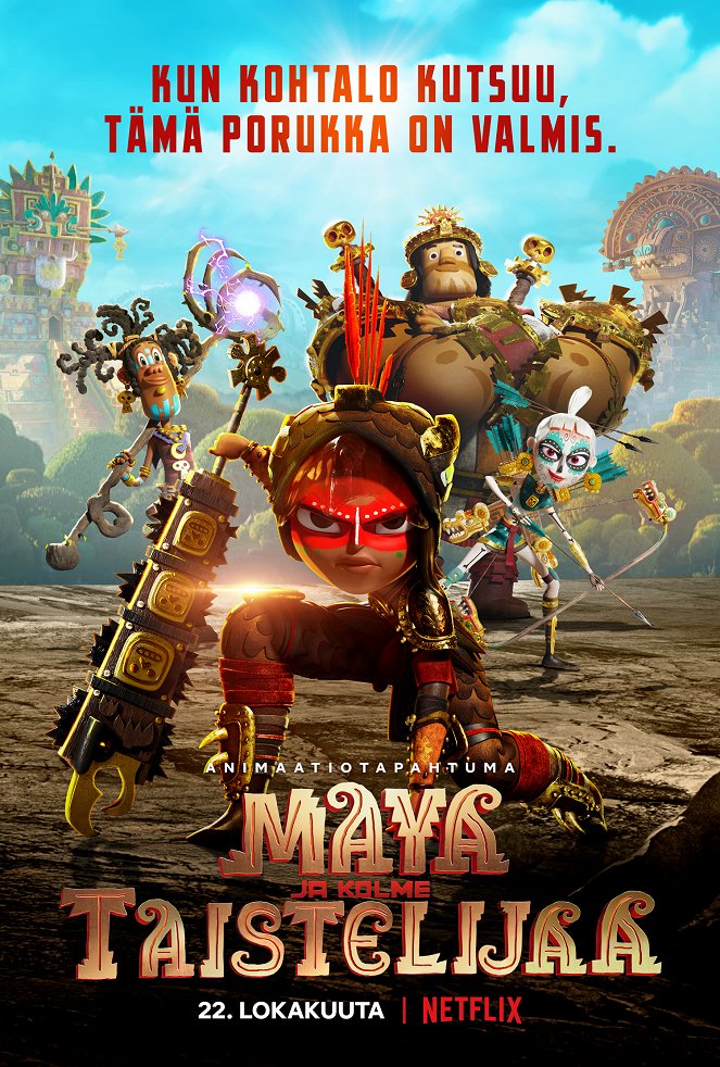 Maya ja kolme taistelijaa - Julisteet