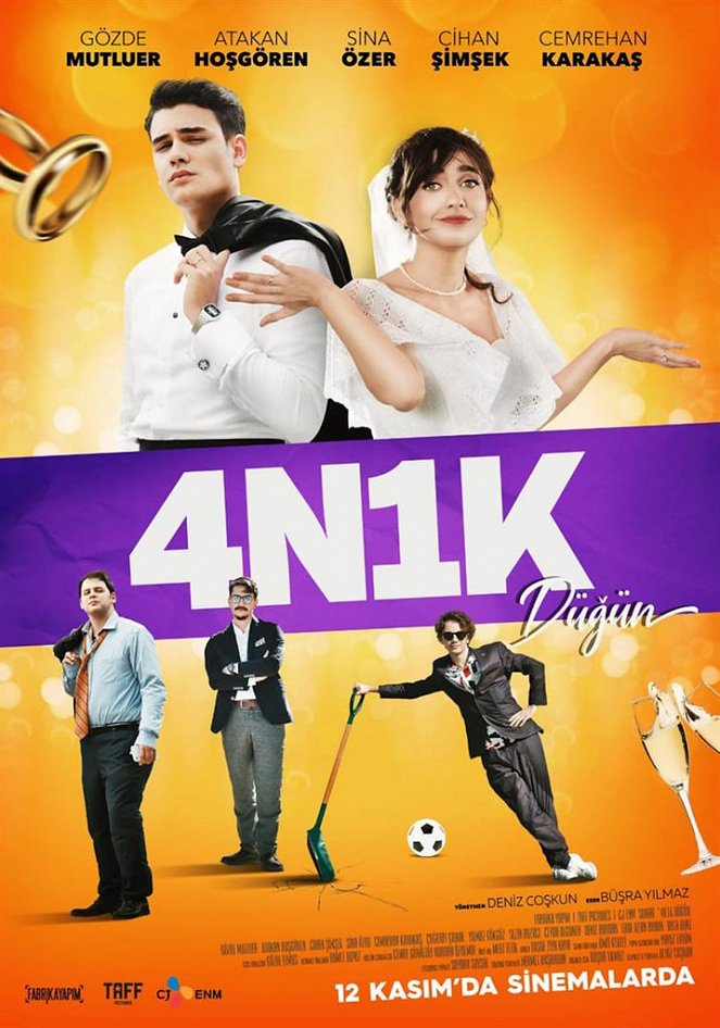 4N1K: Düğün - Plakátok