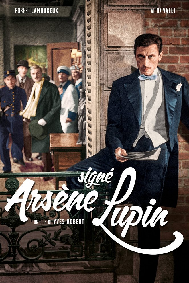 Arsène Lupin puijaa poliiseja - Julisteet