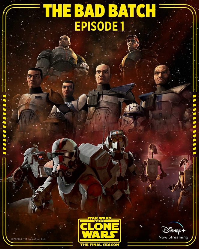 Star Wars: Las guerras clon - The Bad Batch - Carteles