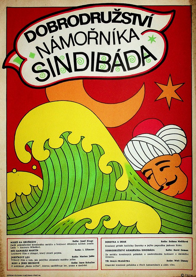 Dobrodružství námořníka Sindibáda - Julisteet
