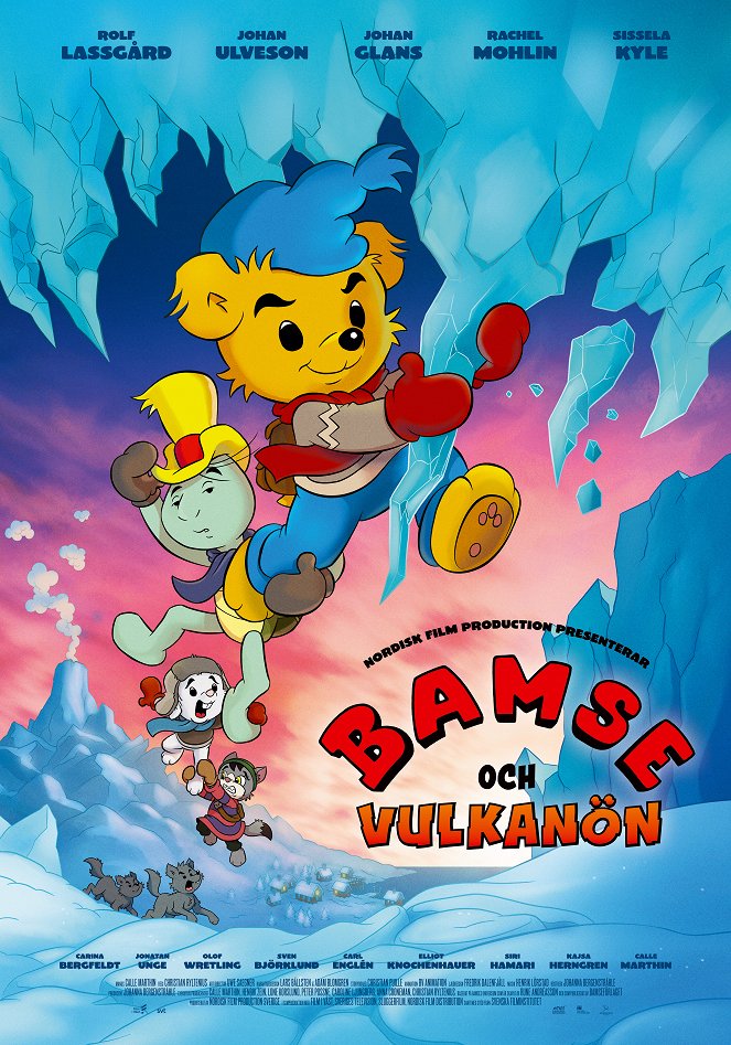 Bamse and the Volcano Island - Posters