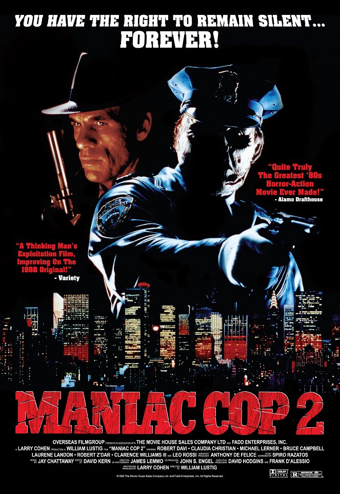 Maniac Cop 2 - Plakátok