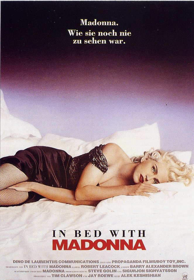 In Bed with Madonna - Plakate