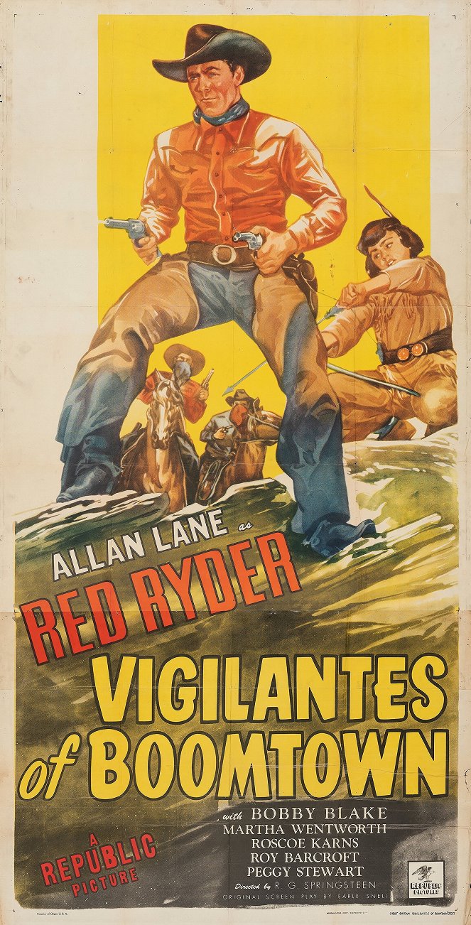 Vigilantes of Boomtown - Posters