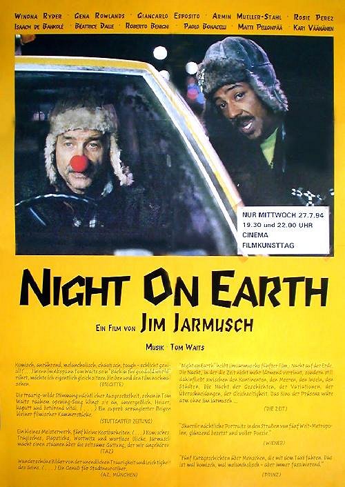 Night on Earth - Julisteet