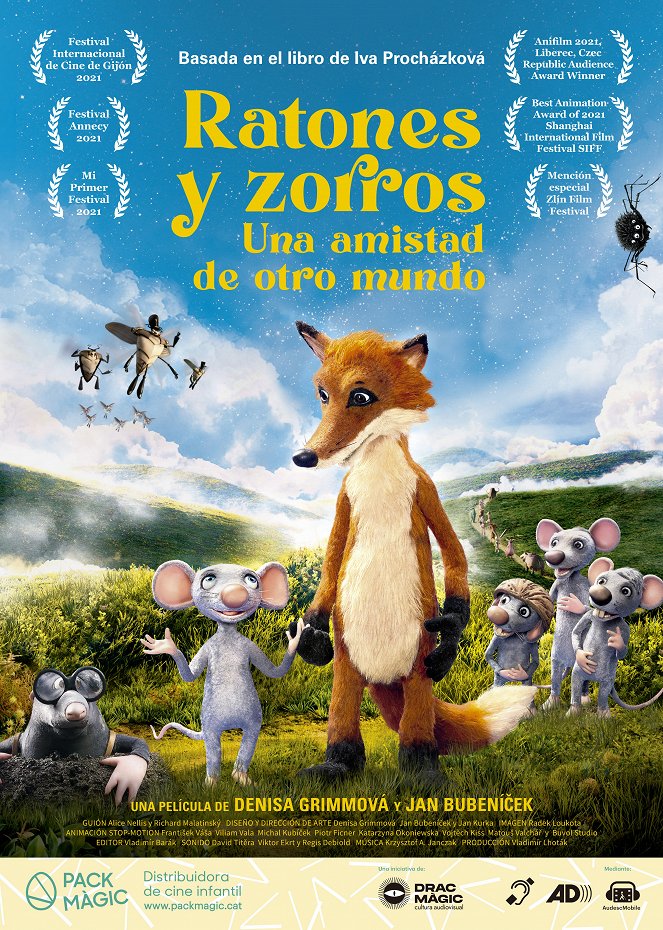 Ratones y zorros. Una amistad de otro mundo - Carteles