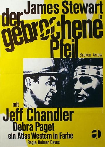 Der gebrochene Pfeil - Plakate