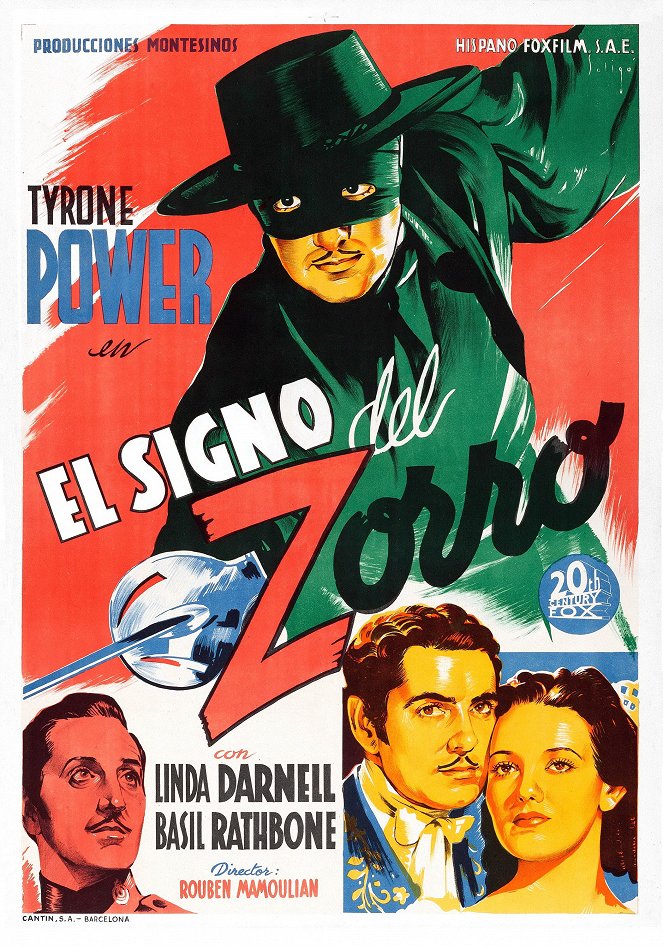 El signo del Zorro - Carteles