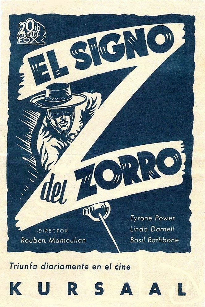 El signo del Zorro - Carteles