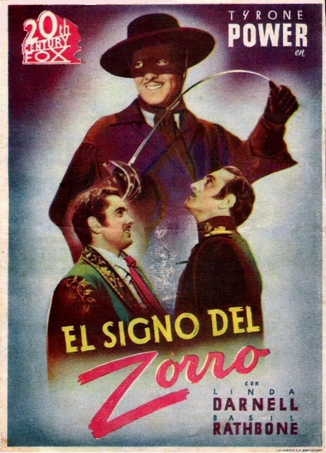 El signo del Zorro - Carteles