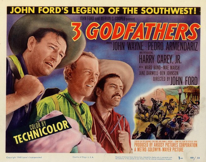 3 Godfathers - Plakaty