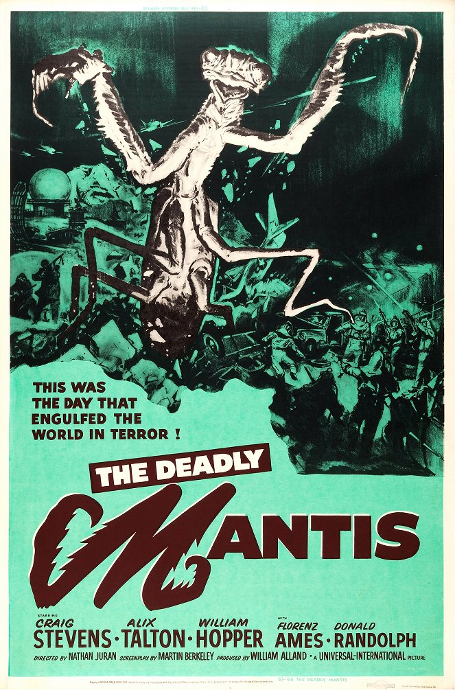The deadly mantis. El monstruo alado - Carteles