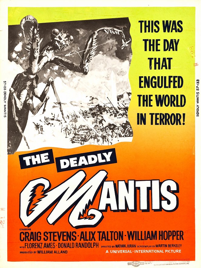 The deadly mantis. El monstruo alado - Carteles