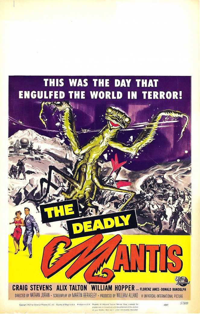 The Deadly Mantis - Plakaty