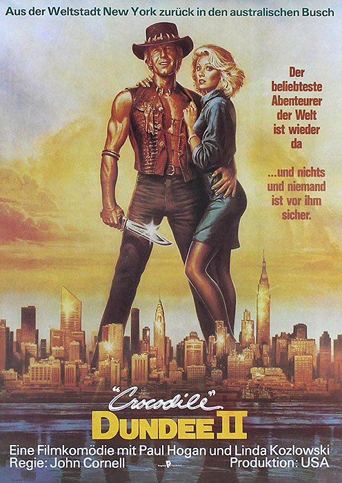 Crocodile Dundee 2 - Plakate