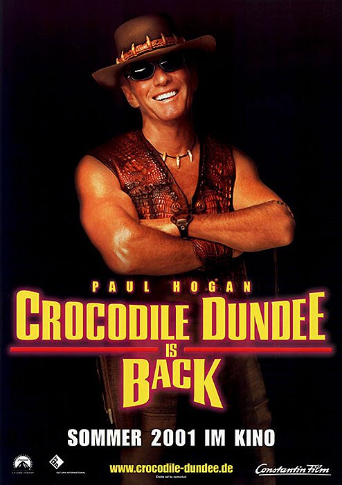 Crocodile Dundee in Los Angeles - Plakate
