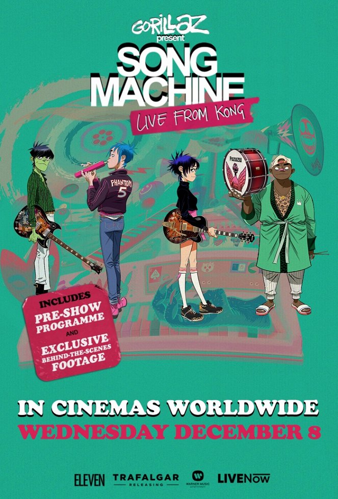 Gorillaz: Song machine live from Kong - Affiches