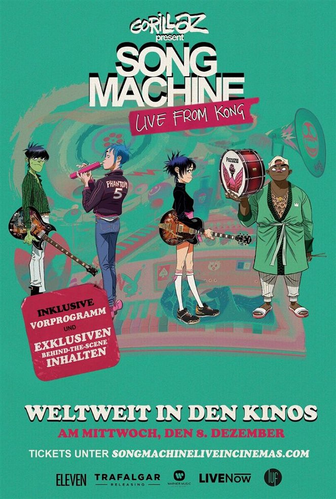 Gorillaz: Song machine live from Kong - Plakate
