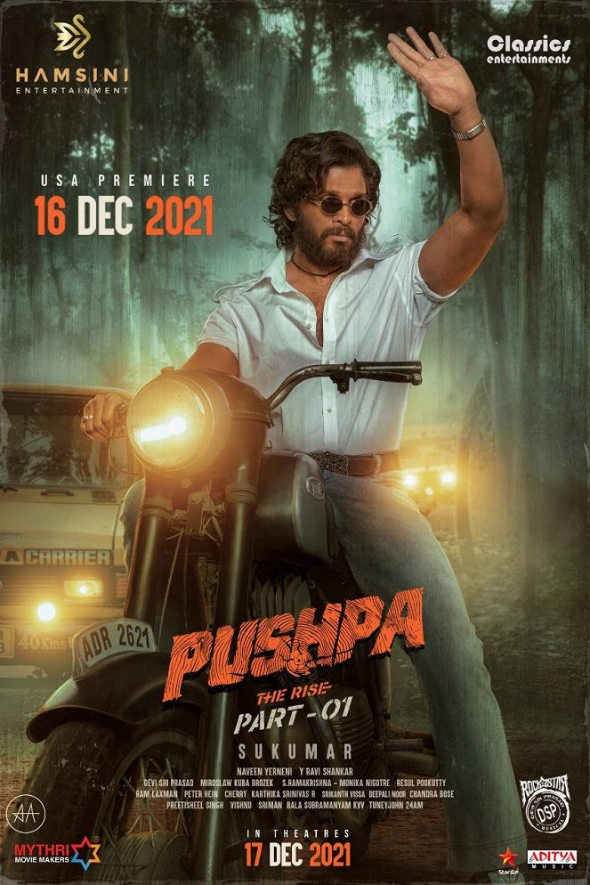 Pushpa: The Rise - Part 1 - Julisteet