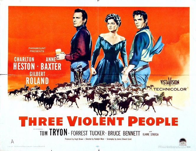 Three Violent People - Cartazes
