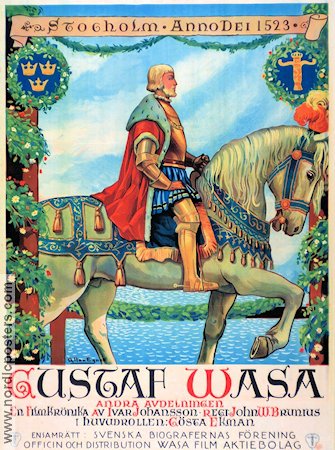 Gustaf Wasa del I - Plakátok