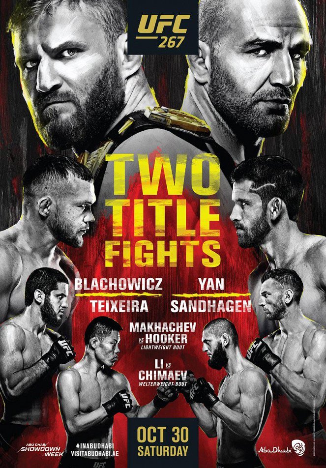 UFC 267: Blachowicz vs. Teixeira - Posters