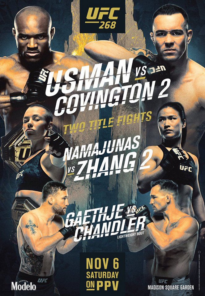 UFC 268: Usman vs. Covington 2 - Cartazes