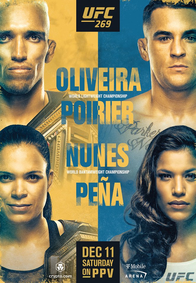 UFC 269: Oliveira vs. Poirier - Plagáty