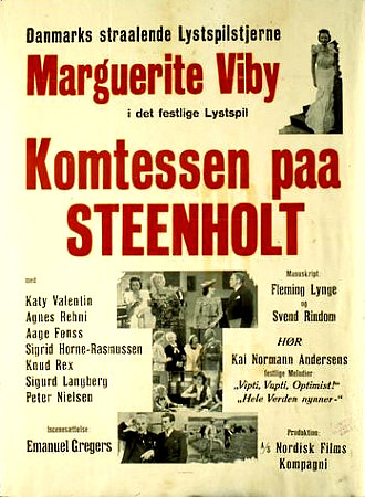 Komtessen paa Steenholt - Plakáty