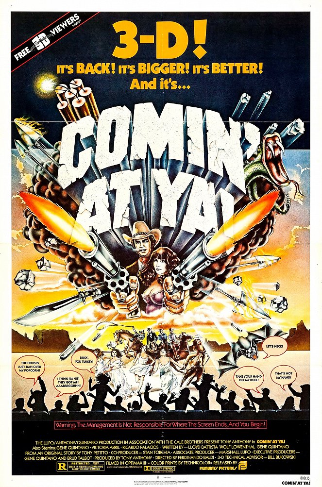 Comin' at Ya! - Affiches