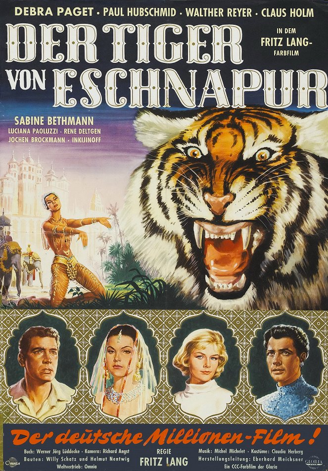 The Tiger of Eschnapur - Posters