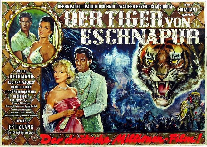 O Tigre de Eschnapur - Cartazes