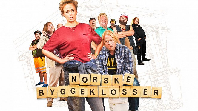 Norske byggeklosser - Plakaty