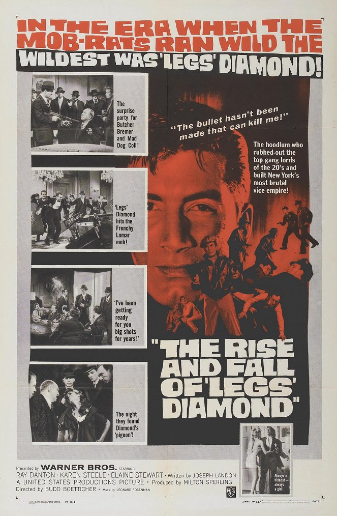 The Rise and Fall of Legs Diamond - Cartazes