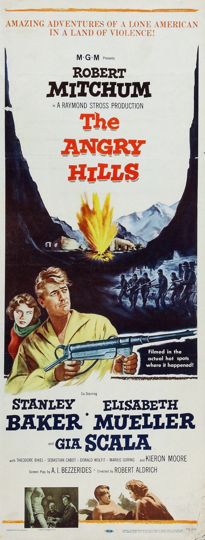 The Angry Hills - Posters
