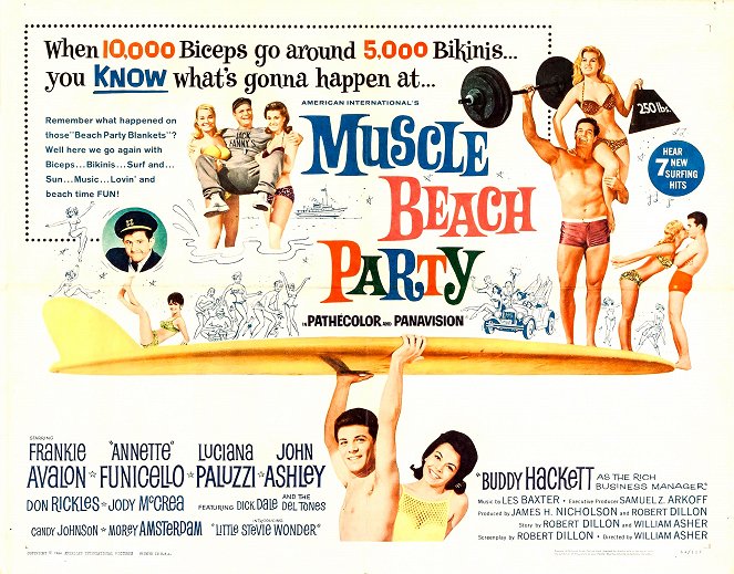 Muscle Beach Party - Carteles