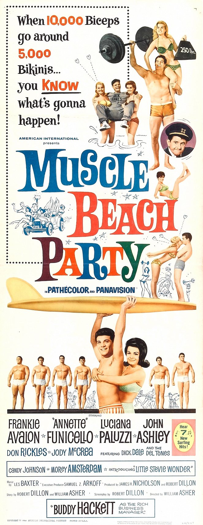 Muscle Beach Party - Carteles