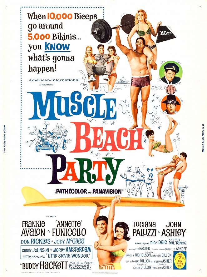 Muscle Beach Party - Affiches